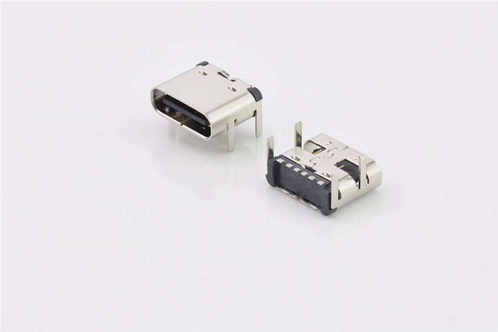 USB3.1母座母座器型C母座浸脚短布局插板连接器生产厅家