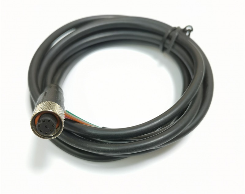 工业M12 8Pin连接仪A代码驾驶载线潜水器