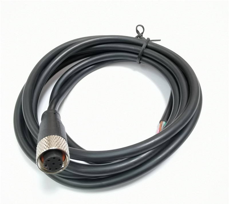 工业M12 8Pin连接仪A代码驾驶载线潜水器